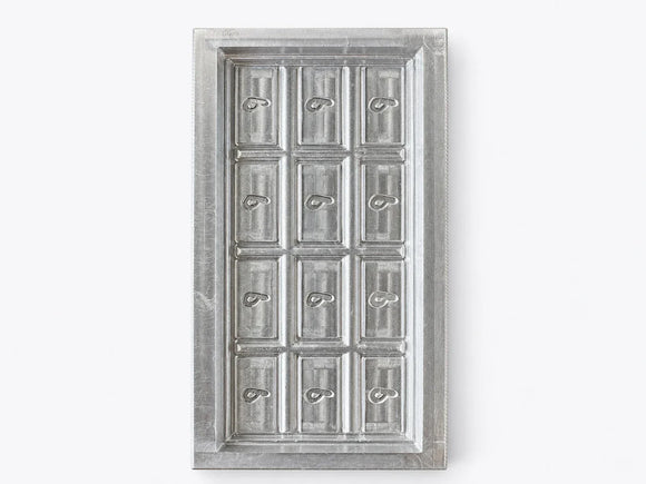Twelve-cavity machined aluminum mother tooling for custom polycarbonate chocolate mold production
