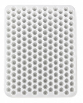 3.1mL leaf gummy mold with 185 cavities shown from above on a white background