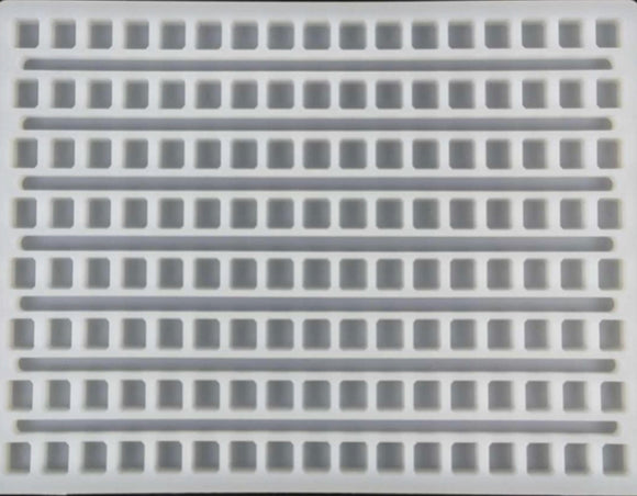 2.3mL Universal Depositor Cube Gummy Mold - 136 Cavities