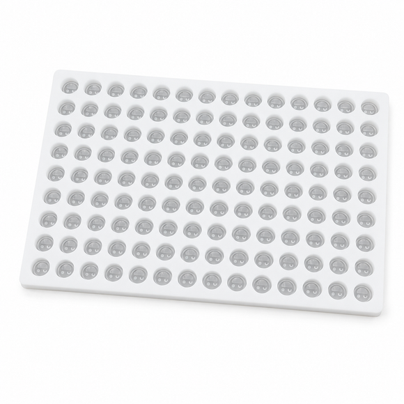 4mL Smiley Face Gummy Mold - 140 Cavities