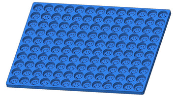 3.3mL Smiley Face Coin Gummy Mold - 0