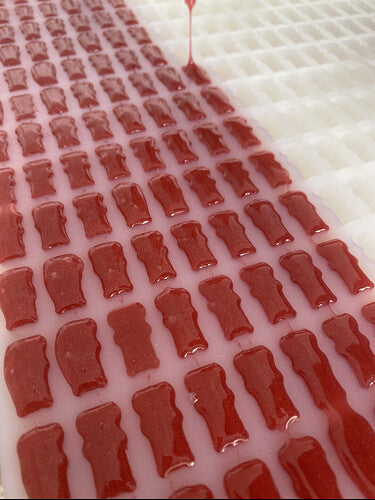 1.5 mL Gummy Bear Mold - Half Sheet - 296 Cavities